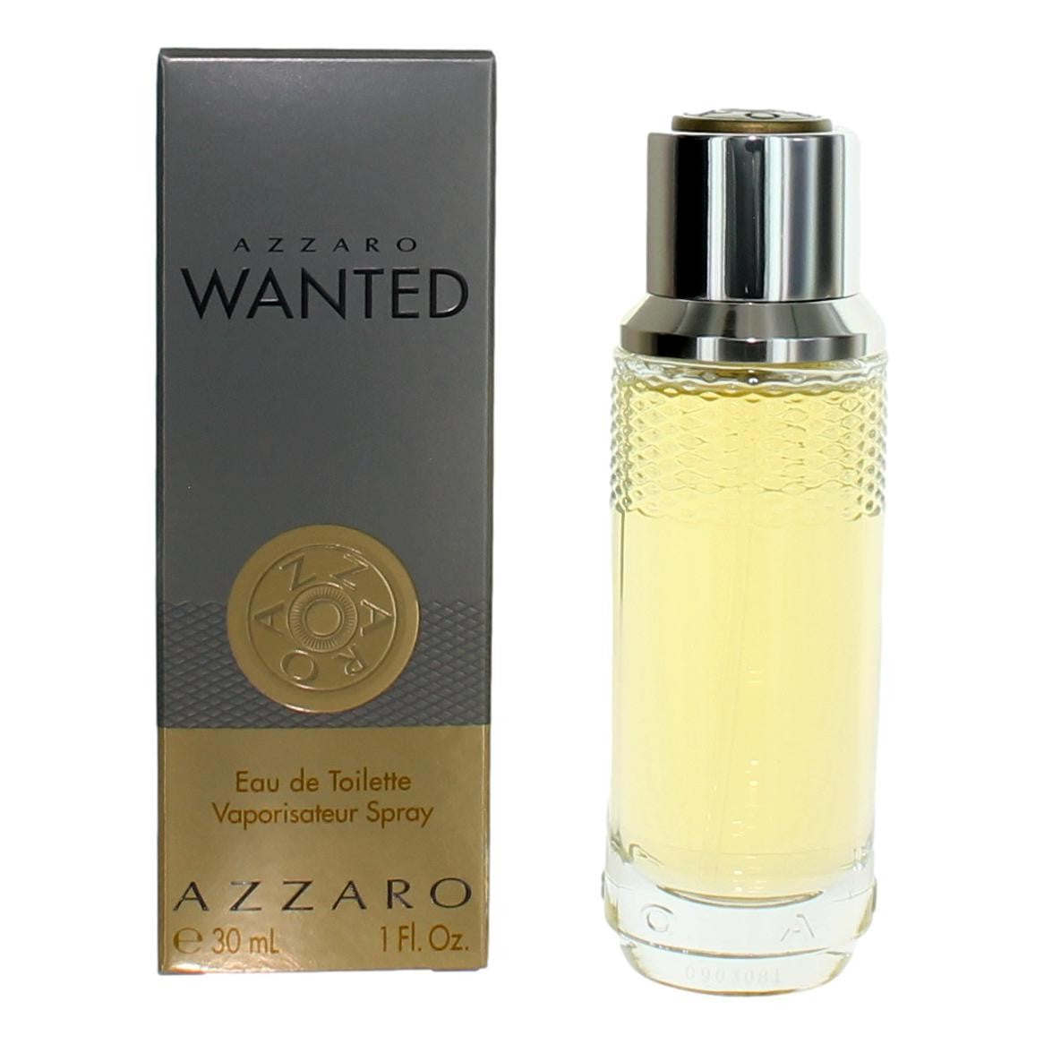 Bottle of Azzaro Wanted by Azzaro, 1 oz Eau De Toilette Spray for Men